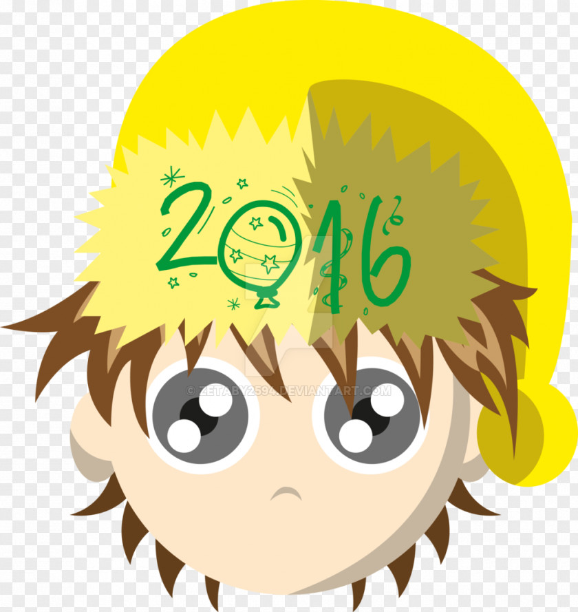 Happy New Year Smiley Facial Expression Fiction PNG