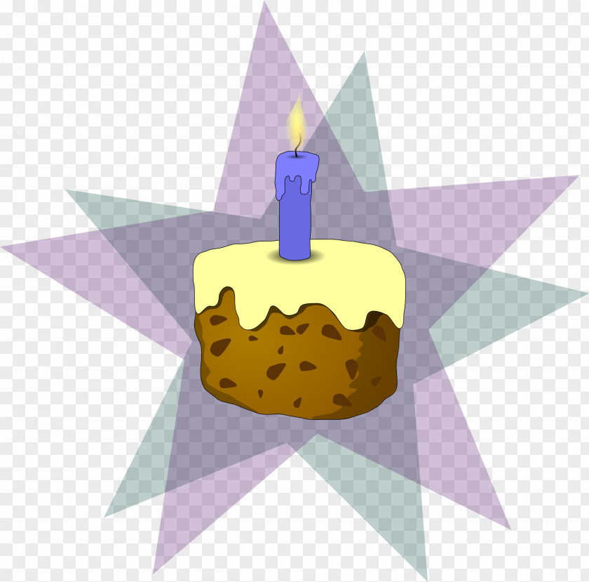 Three Star Cake Birthday Icing Cupcake Clip Art PNG