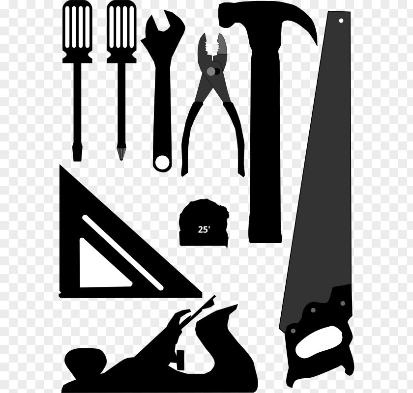 Tool Pics Hand Silhouette Clip Art PNG