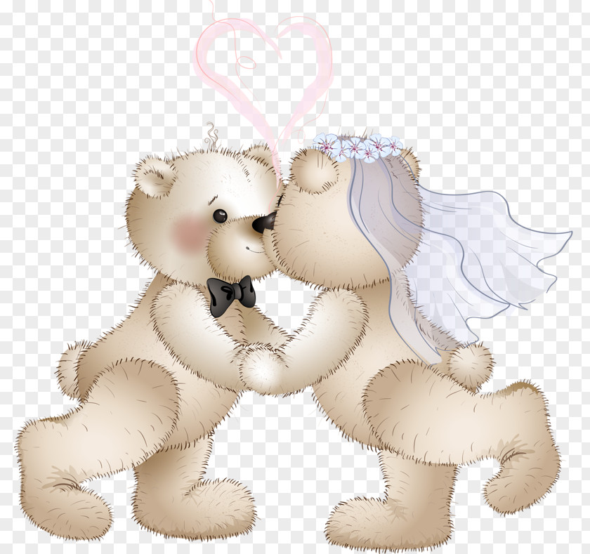 Winnie Weddings Bear Wedding Invitation Bride Clip Art PNG