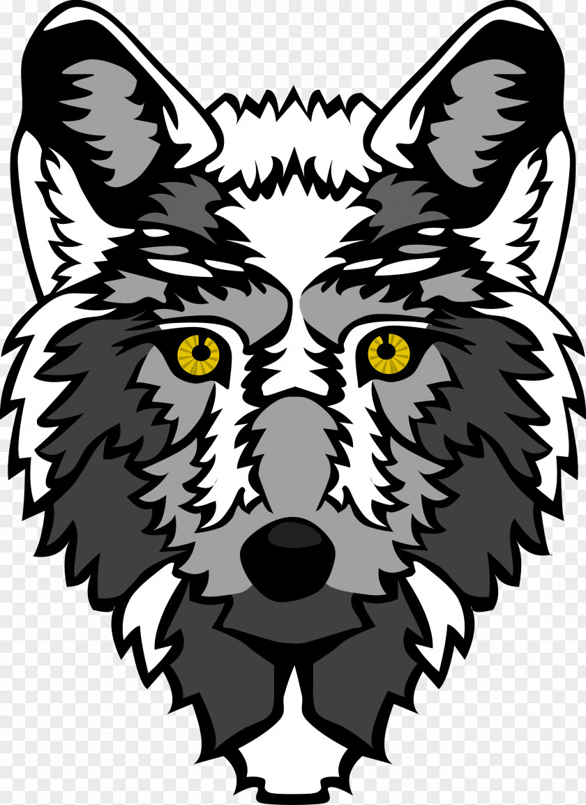 Wolf Vector Art Drawing Clip PNG