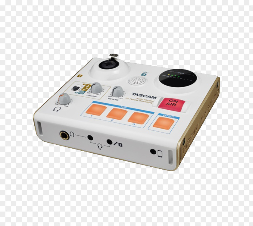 Microphone TASCAM MiNiSTUDIO Personal Creator Audio Interfaces Broadcasting PNG