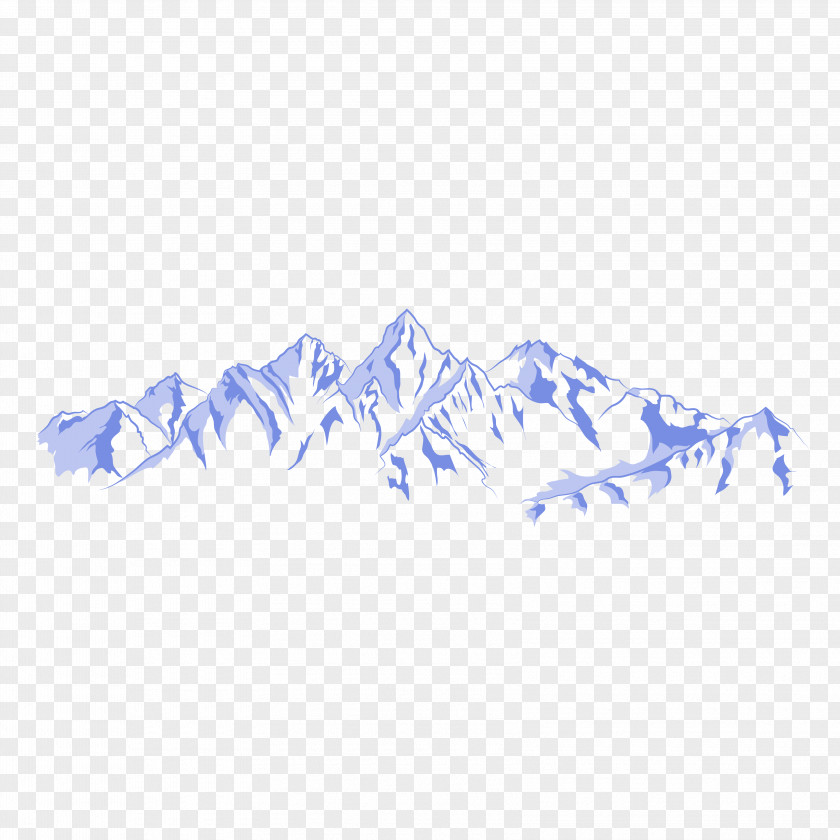 Mountain Range Euclidean Vector PNG