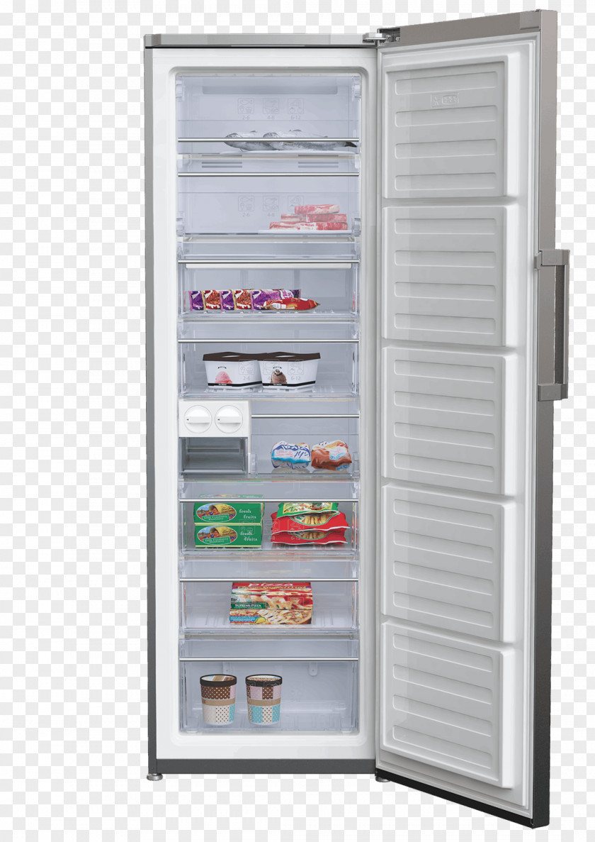 Refrigerator BEKO RFNE312E33W Freezers Auto-defrost PNG