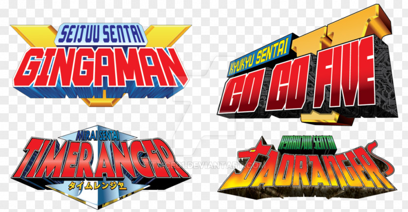 Super Sentai Logo Power Rangers Tokusatsu PNG