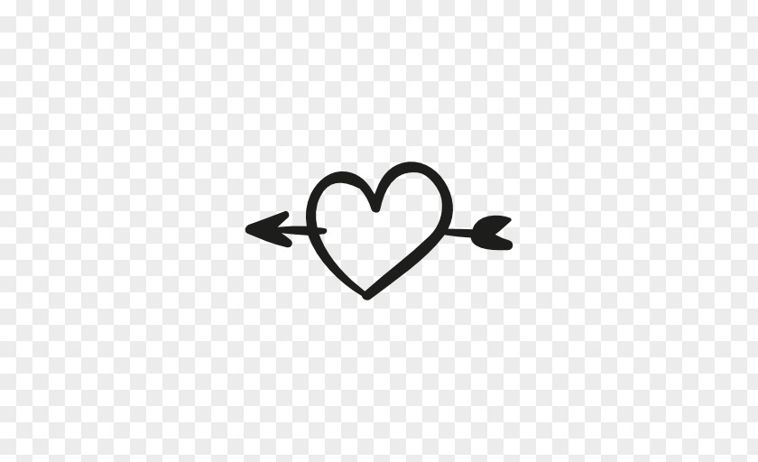 Through Heart Arrow Clip Art PNG