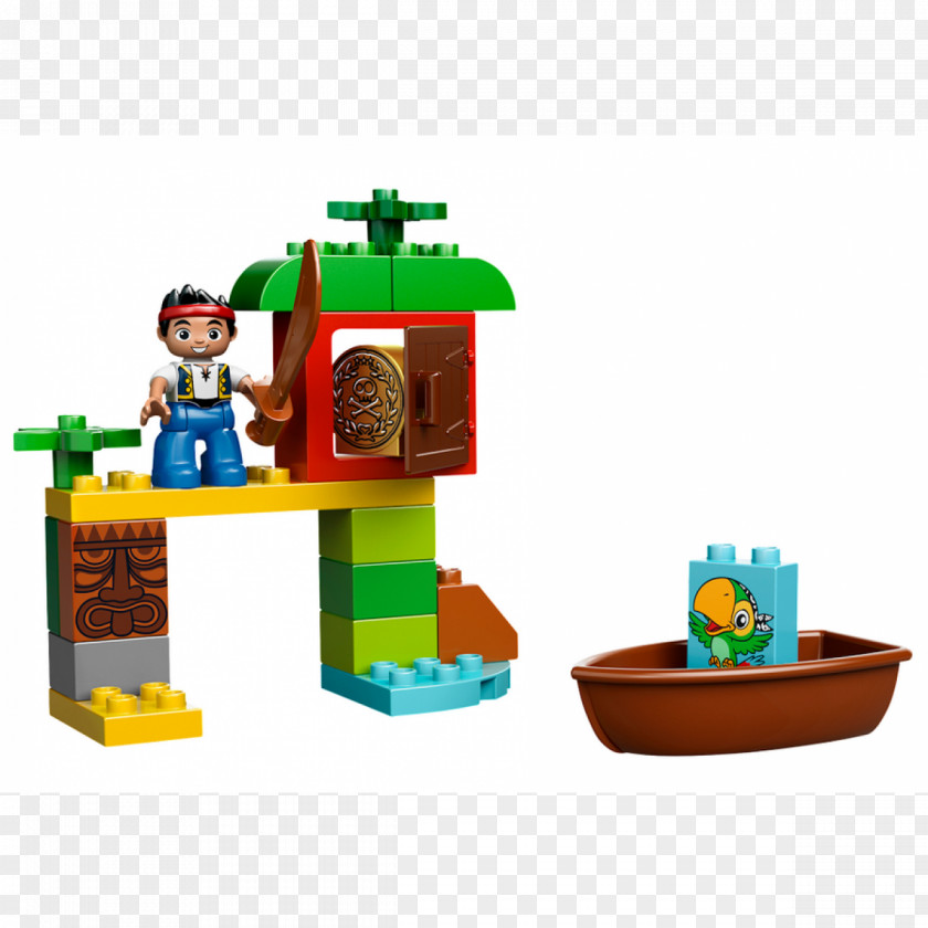 Toy Lego Duplo LEGO 10512 Jakes Treasure Hunt Block PNG
