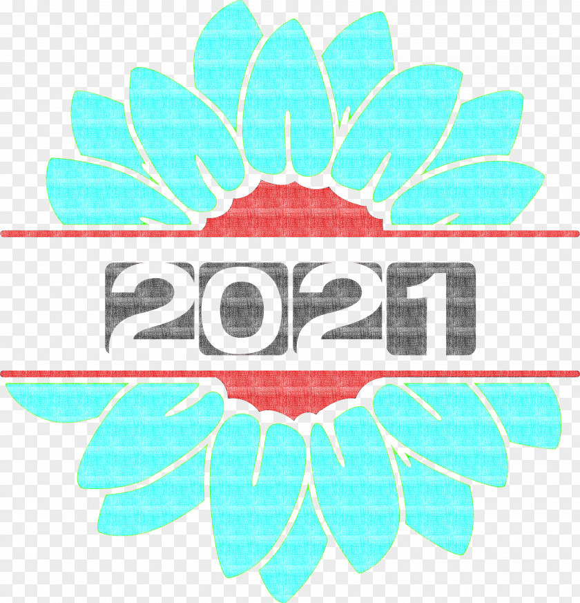 Welcome 2021 Sunflower PNG