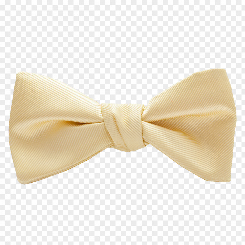 BOW TIE Necktie Yellow Bow Tie Clothing Accessories Beige PNG