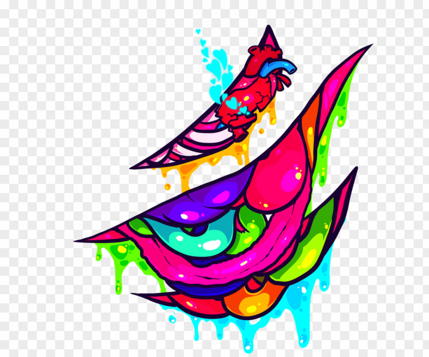 Buy Rainbow Frog Yashiro Isana Illustration Drawing Image Splatter Film PNG