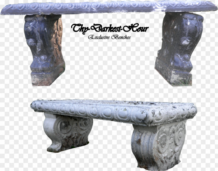 Cemetery Table Memorial Bench PNG