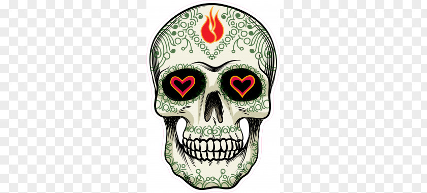 Flower Calavera Skull Day Of The Dead PNG