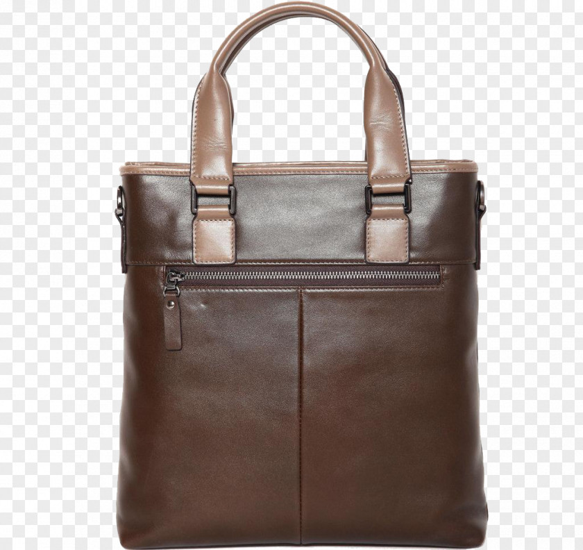 Men's Bags Leather Briefcase Bag PNG