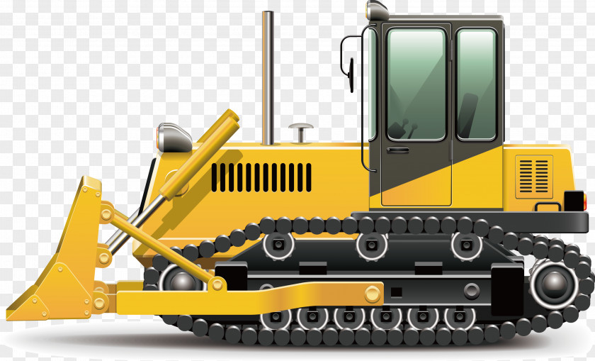 Municipal Crawler Bulldozer Caterpillar Inc. Heavy Equipment Architectural Engineering Excavator PNG