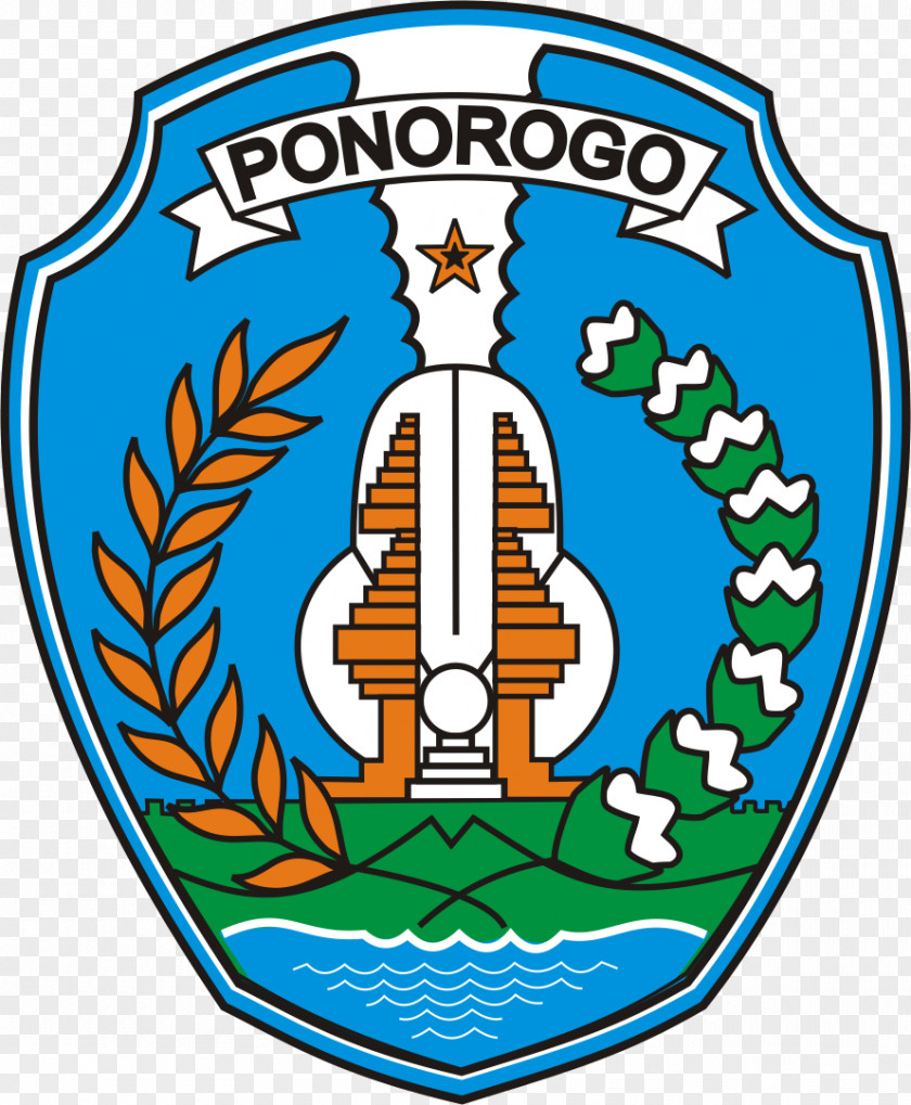 Padi Kapas Dinas Pendidikan Ponorogo Logo Regency Reog PNG