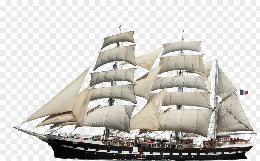 With Ship Barque Brigantine Watercraft PNG