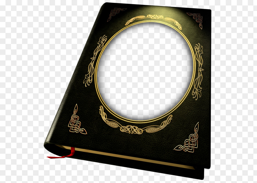 BLACK AND GOLD Book Picture Frames PNG