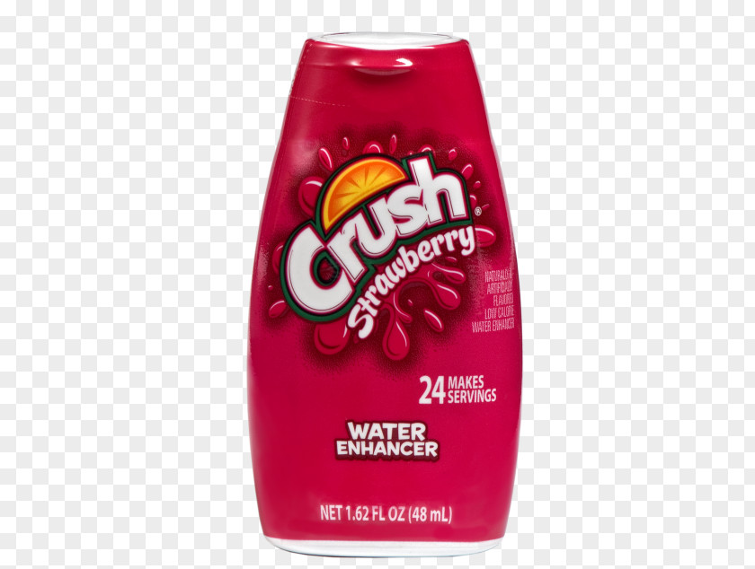 Crushed Bottle Enhanced Water Drink Mix Fizzy Drinks Crush Flavor PNG
