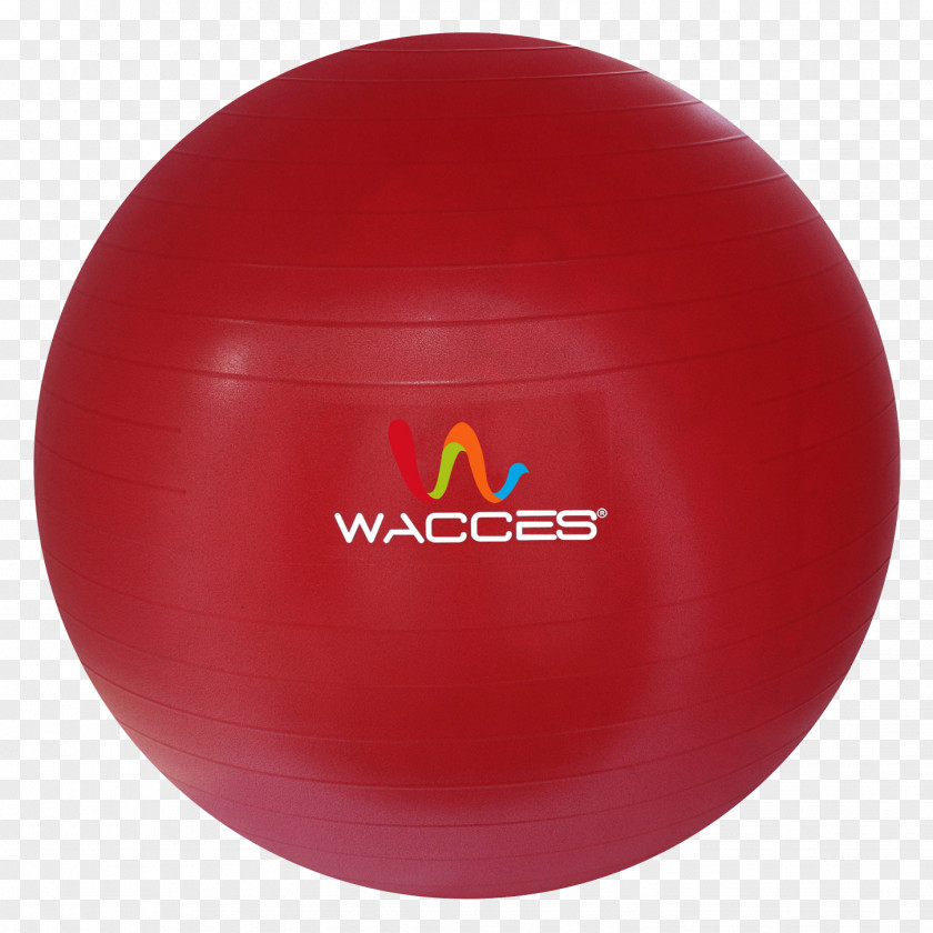 Fitness Ball Red PNG
