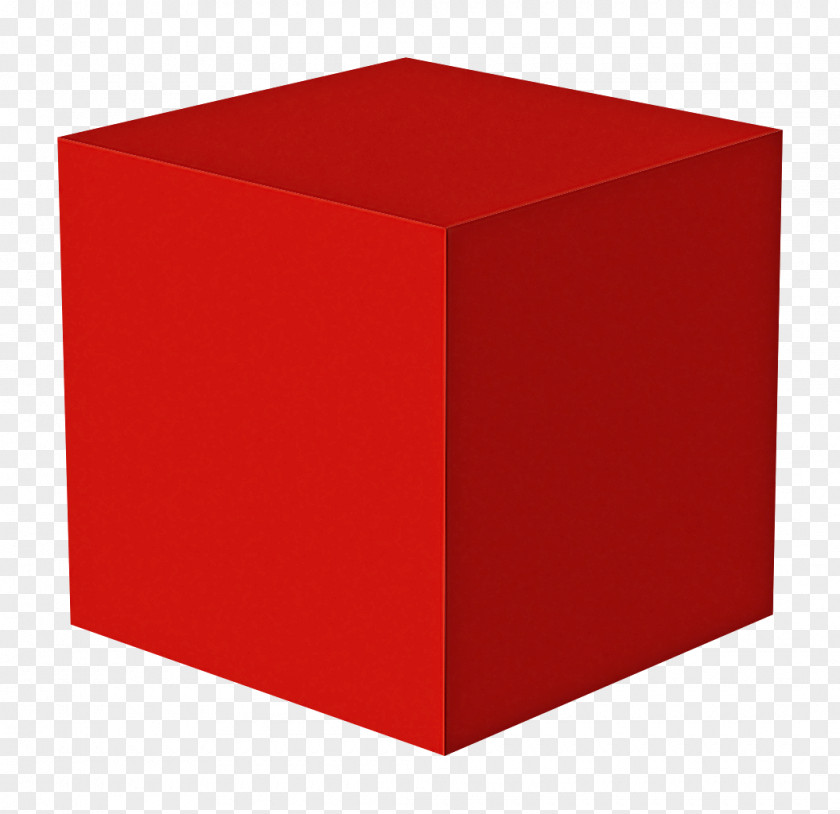 Furniture Box Red Rectangle Material Property Table PNG