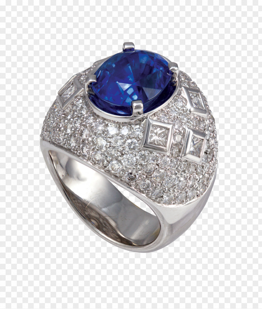 Ring Material Sapphire Body Jewellery Cobalt Blue PNG