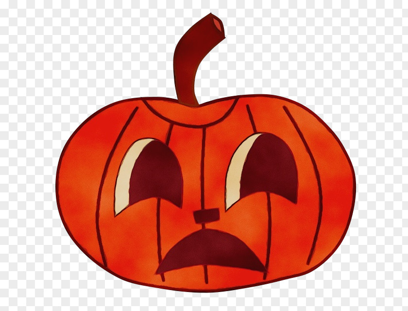 Smile Fruit Halloween Pumpkin Face PNG