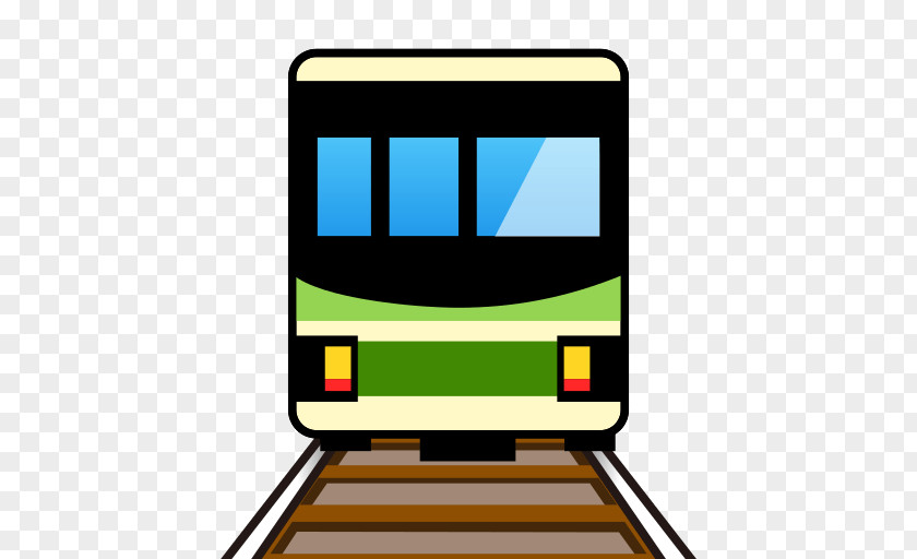 Train Rail Transport Tram Emoji Emoticon PNG