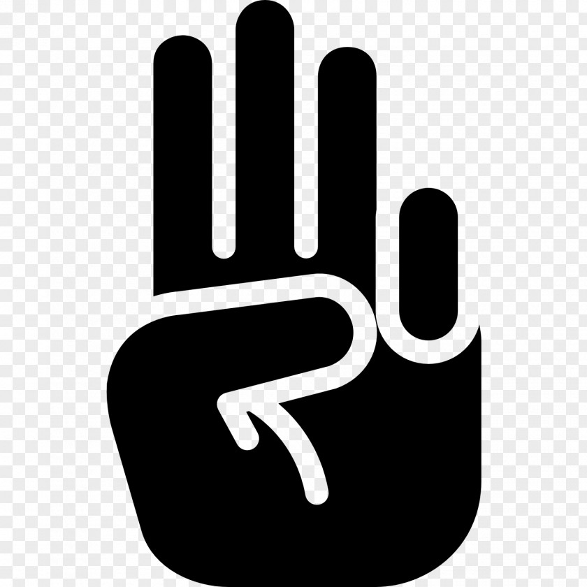 7 Hand Symbol Digit V Sign PNG