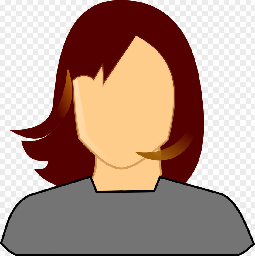 Fat Woman Avatar Clip Art PNG