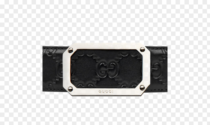 GUCCI Men Embossed Belt Gucci Leather Luxury Goods Buckle PNG