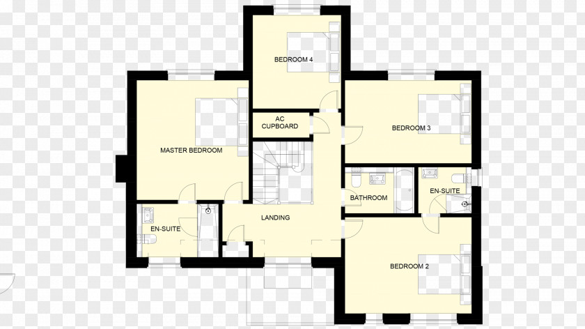 House Floor Plan Bedroom Secondary Suite PNG