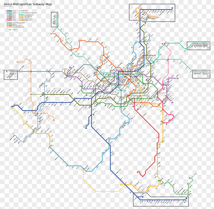 Rapid Transit Rail Transport Seoul Commuter Trolley PNG transit transport rail Trolley, map clipart PNG