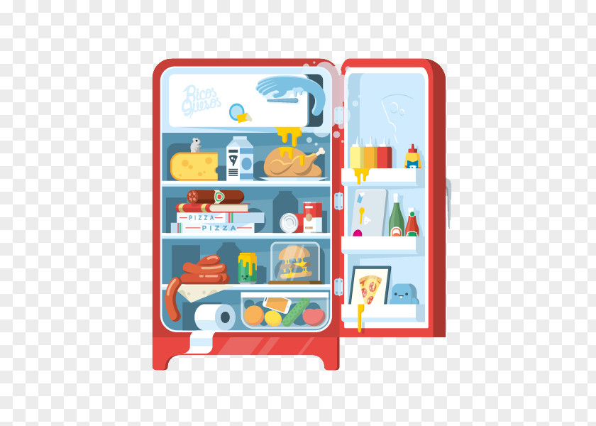 Refrigerator Illustration PNG