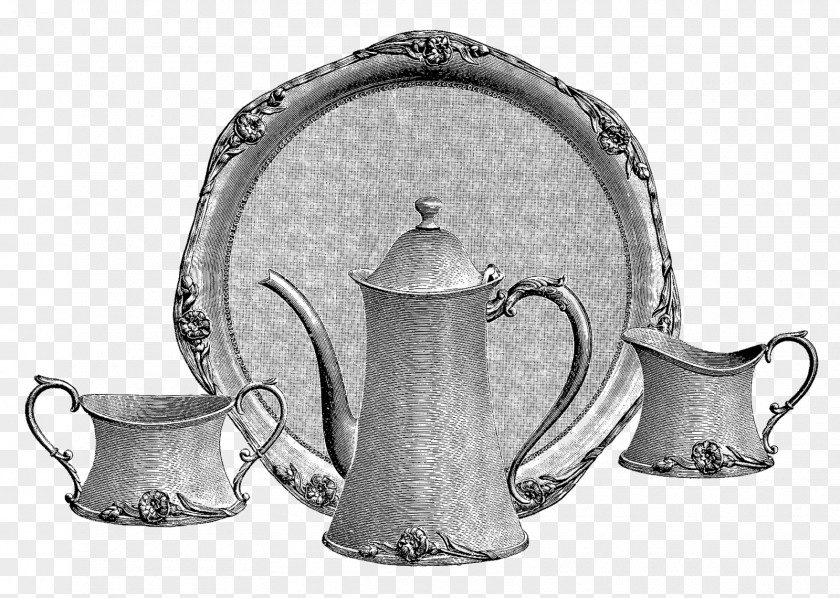 Tea Teapot Kettle Paper Image PNG