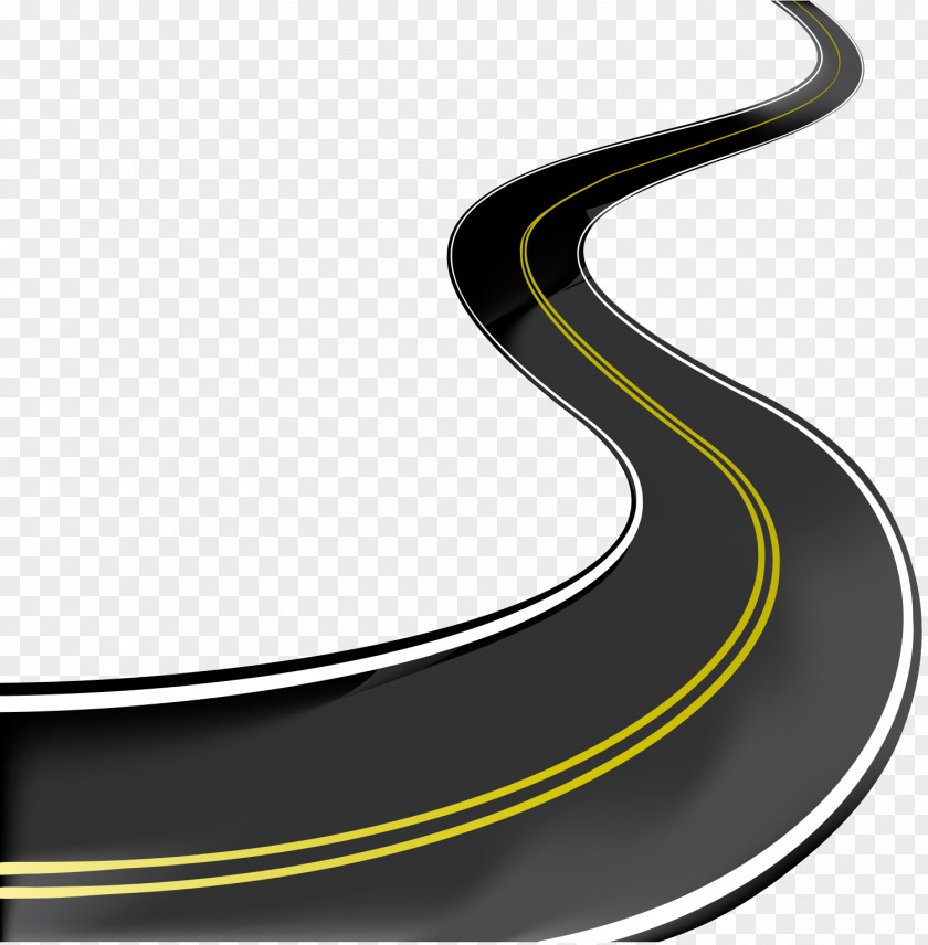 Curved Road Highway Clip Art PNG
