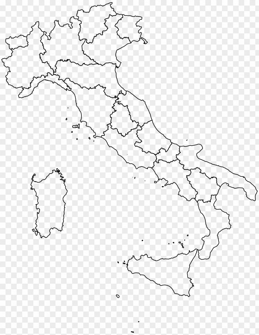 Italy Regions Of Emilia-Romagna Vector Map PNG