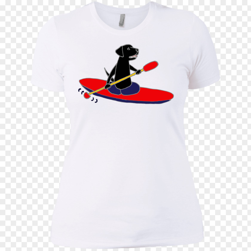 Labrador Dog T-shirt Douchegordijn Sleeve Kayaking PNG
