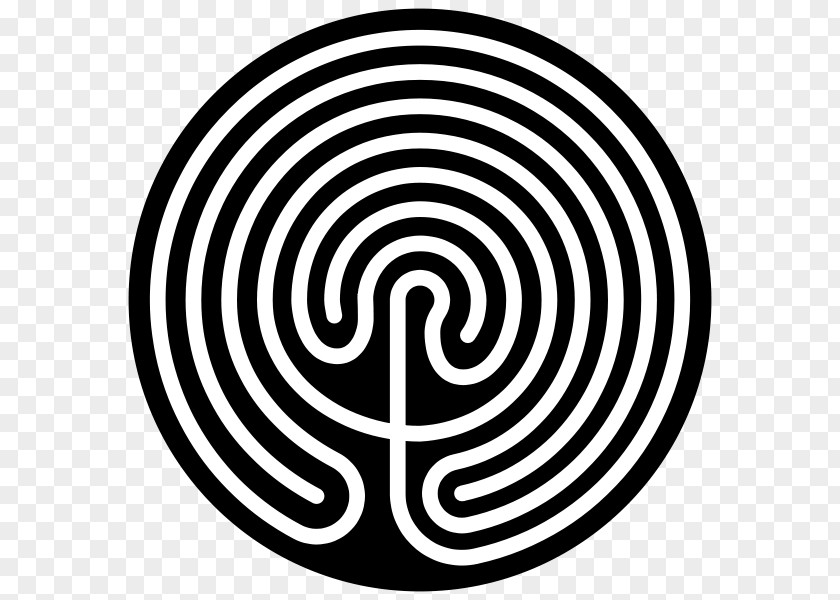 Prayer Labyrinth Cliparts Knossos Theseus Minotaur Maze PNG