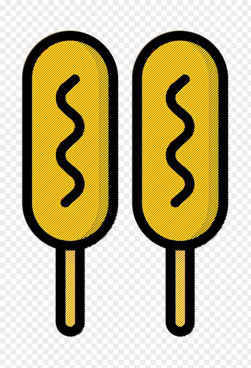 Fast Food Icon Corn Dog PNG