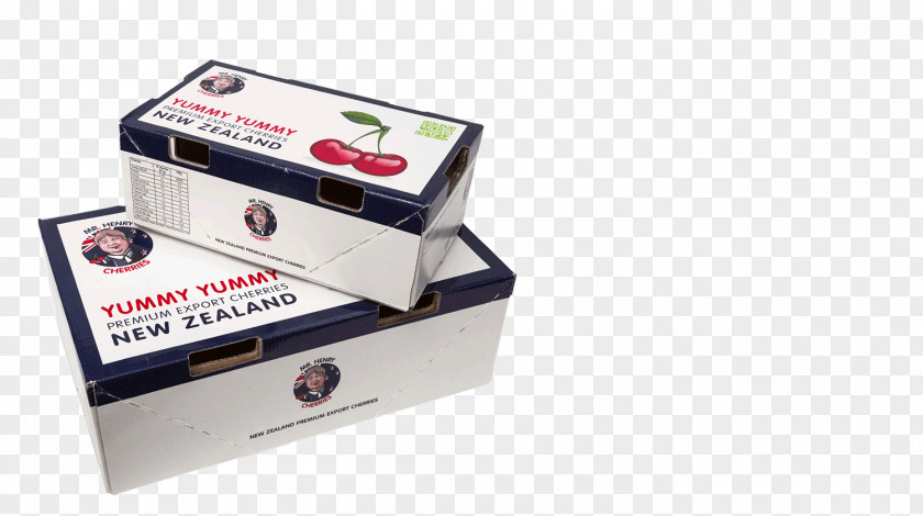 Fresh Cherries Box Cherry Mr. Henry Packaging And Labeling Orchard PNG