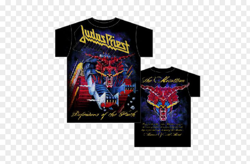 Judas Priest T-shirt Defenders Of The Faith British Steel Sad Wings Destiny PNG