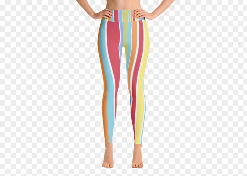 Striped Material Yoga Pants Clothing Leggings PNG