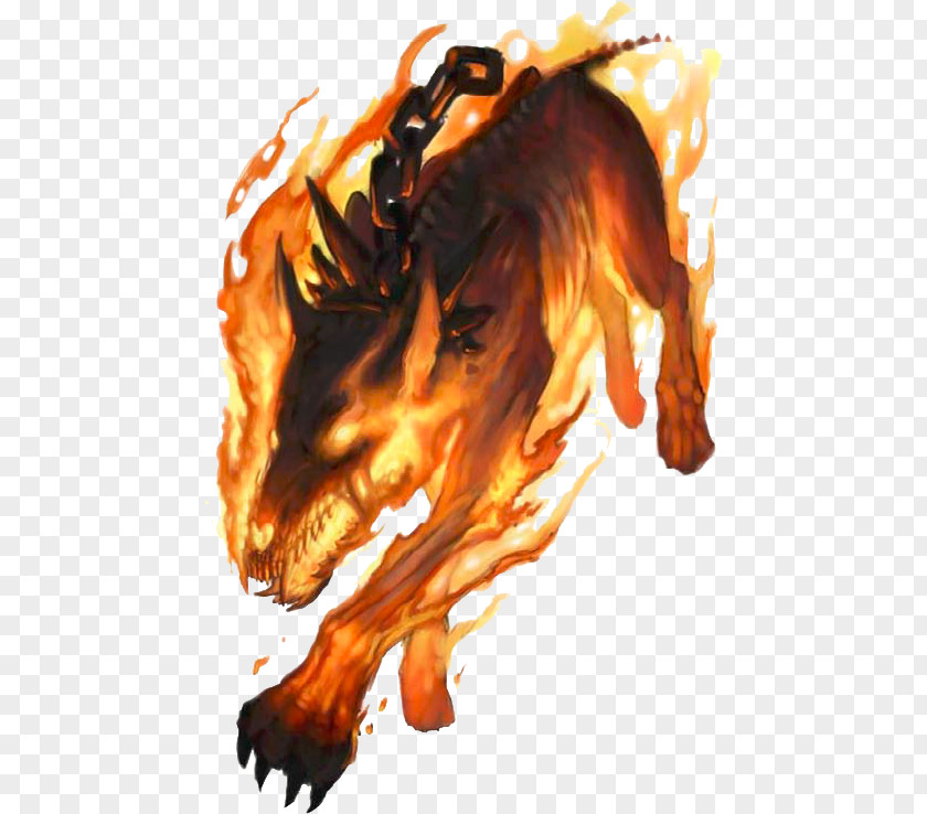 Demon Hellhound Dog Hades PNG