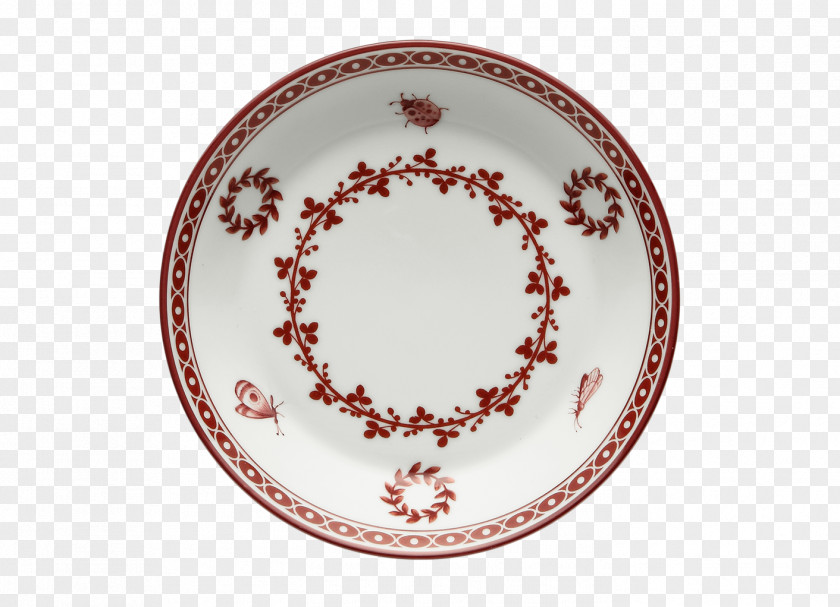 Plate Porcelain Saucer Tableware Maroon PNG