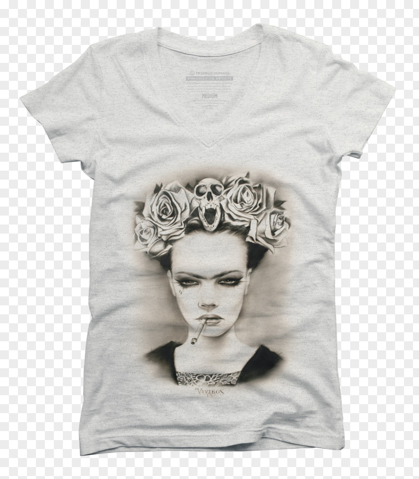 T-shirt Frida Kahlo Artist Painting PNG