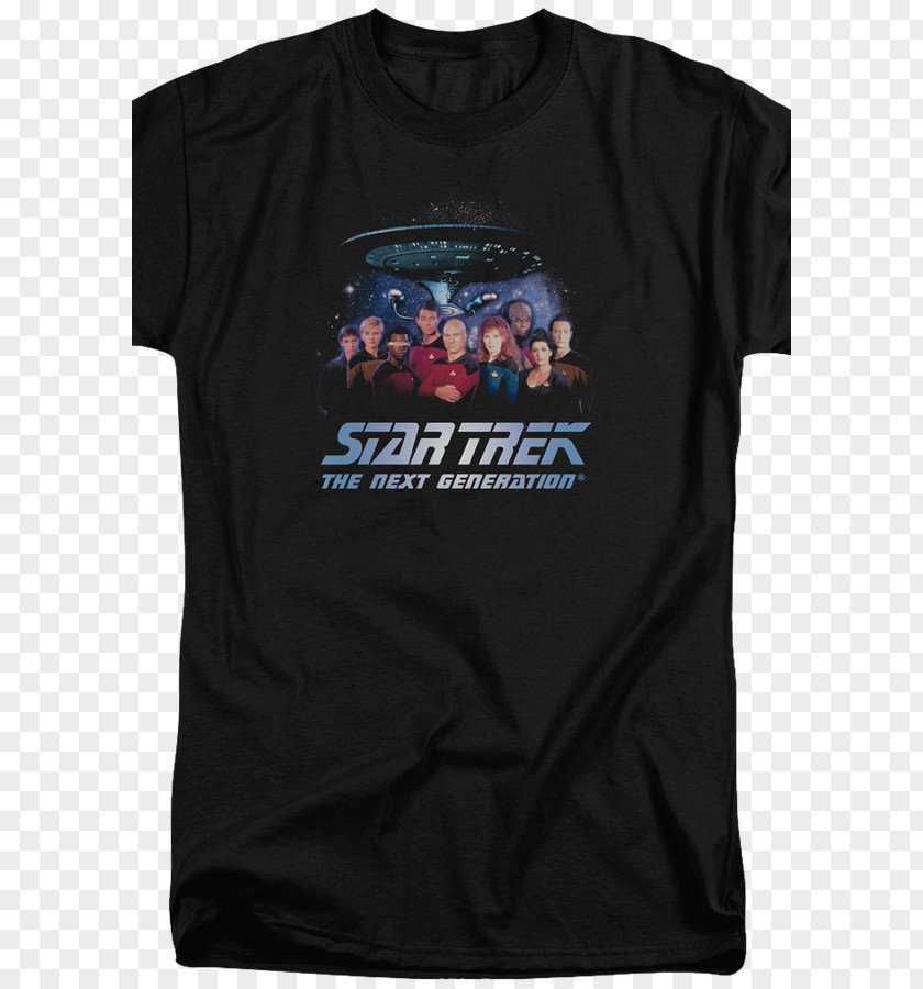 Tshirt T-shirt Star Trek Sleeve Jean-Luc Picard PNG