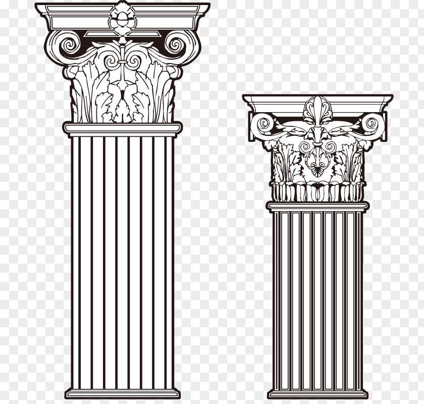 European Classical Column Europe Structure Architecture PNG