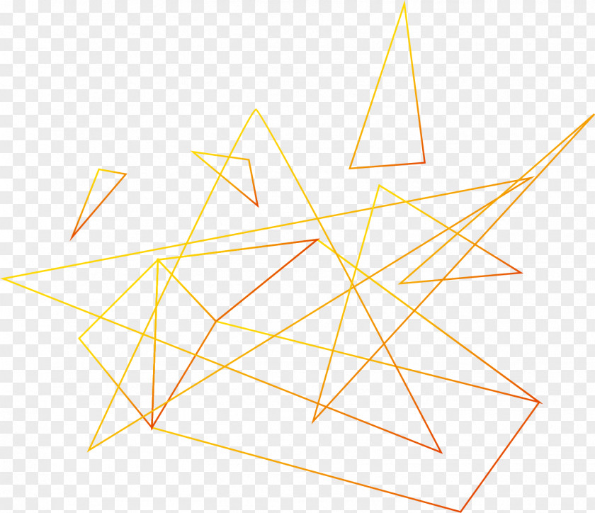 Hand Painted Golden Triangle Area Point Pattern PNG