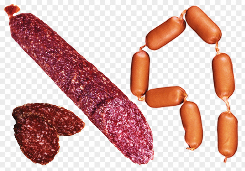 Sausage And Ham Genoa Salami Frankfurter Wxfcrstchen Fuet PNG