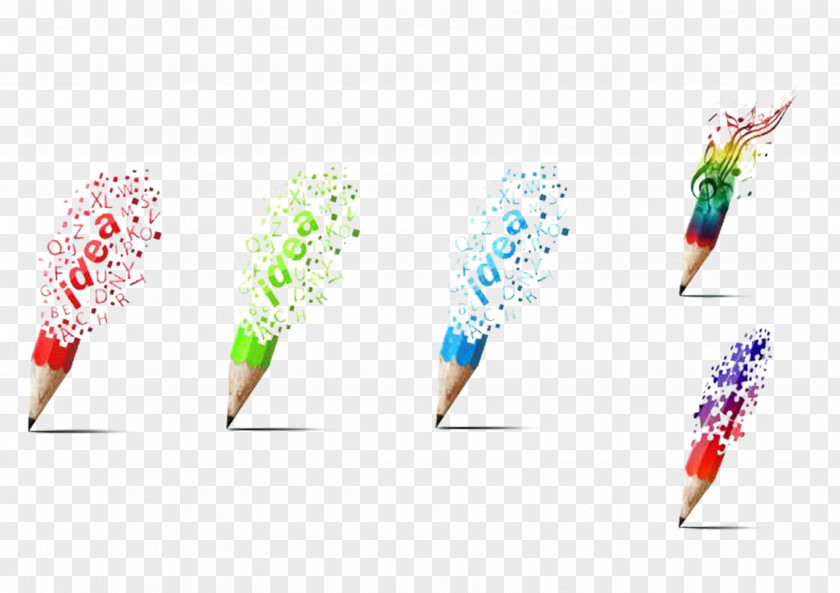 Hand Painted Pencils Advertising U5f71u8996 Filmmaking PNG